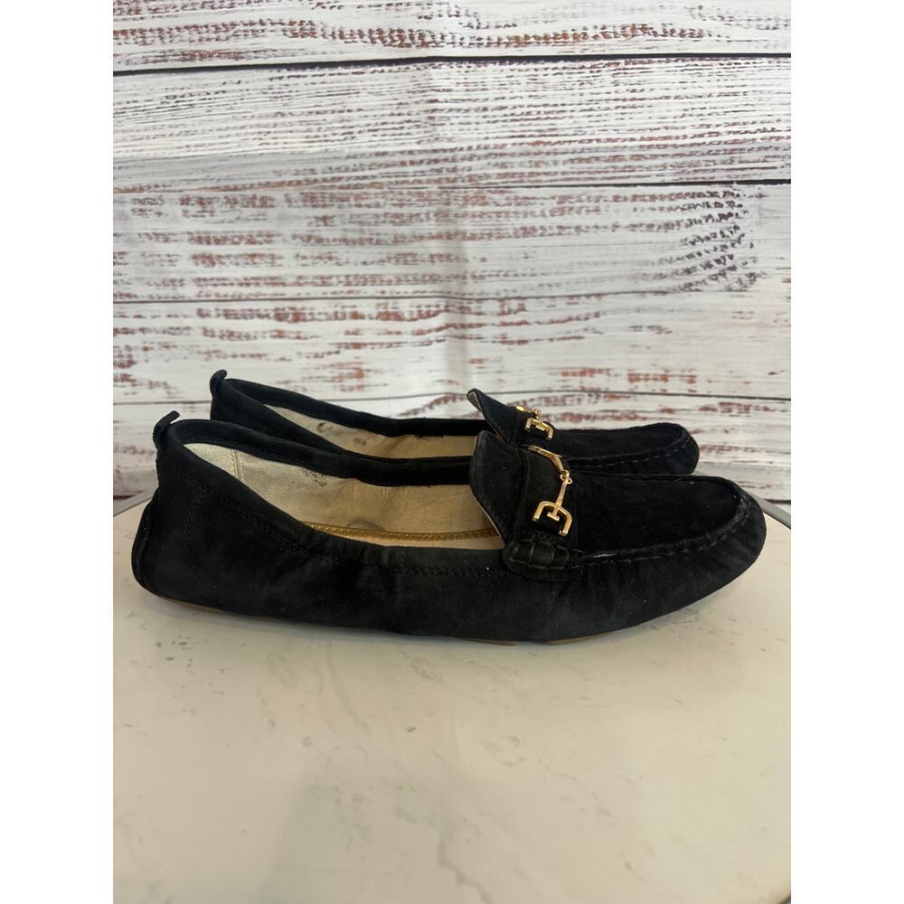 Sam Edelman Loraine Bit Suede Loafers Black size 91/2 - Picture 4 of 9